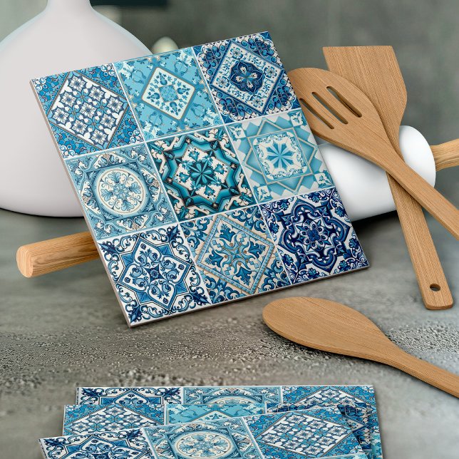 Carreau Carrelage méditerranéen, Portugais, Azulejo, Majol (Créateur téléchargé)