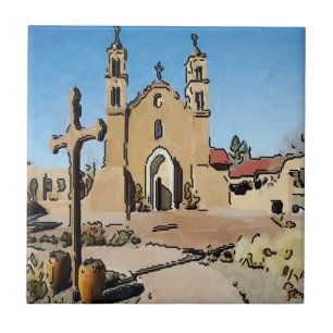 Carreau Carrelage mexicain, Vielle mission espagnole