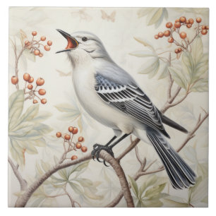 Carreau Carrelage Mockingbird - Illustration de la nature 