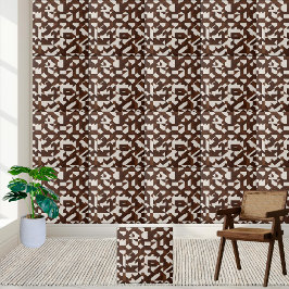 Carreau Carrelage Motif Brown et blanc