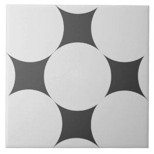 Carreau Carrelage Motif des cercles de style victorien