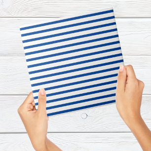 Carreau Carrelage motif moderne à rayures bleu et blanc