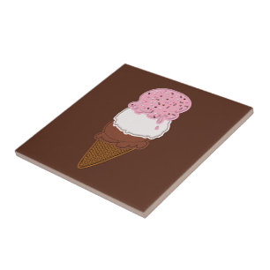 Carreau Carrelage Napolitain-Glace-Cones-2 Sq