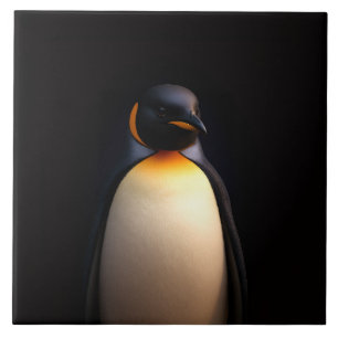 Carreau Carrelage noir 4 Luxe avec pingouin Empereur