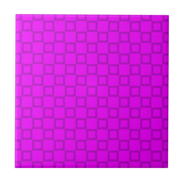 Carreau Carrelage rose et violet classique (Devant)