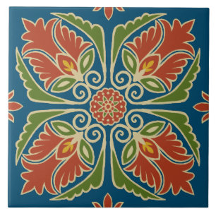 Carreau Carrelage Talavera Floral