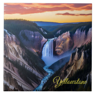 Carreau Carrelage Trivet-Yellowstone Falls
