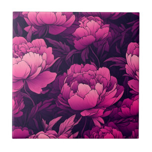 Carreau Carrelage unique Design d'intérieur Peonies
