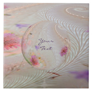 Carreau Carrelage unique en céramique violet rose