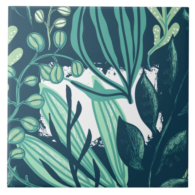 Carreau Carrelage vert naturel (Devant)