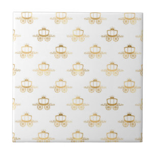 Carreau Carrosses Dorés Cendrillon Princesse Royale Magie