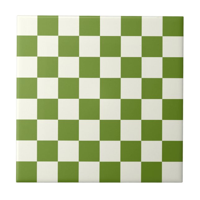 Carreau Carte d'échecs couleur personnalisée (Devant)