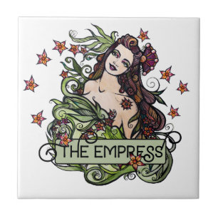 Carreau Carte Tarot Empress