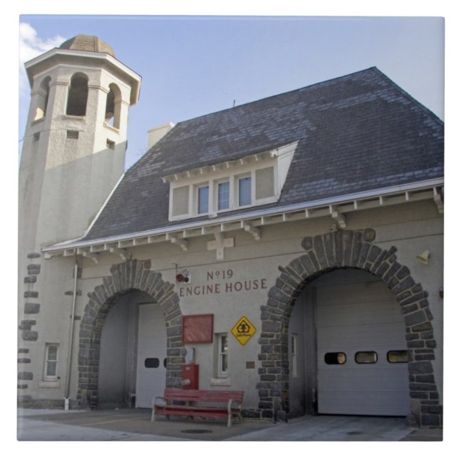 Carreau Caserne de pompiers numéro 19 à Washington, D.C. (Devant)