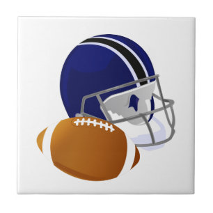 Carreau Casque de football avec tuile en céramique de foot
