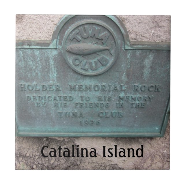 CARREAU CATALINA ISLAND CERAMIC TILE CATALINA TUNA CLUB (Devant)