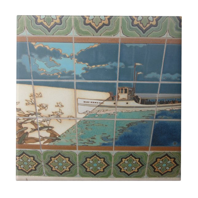 CARREAU CATALINA ISLAND CERAMIQUE TILE CATALINA TAXI (Devant)