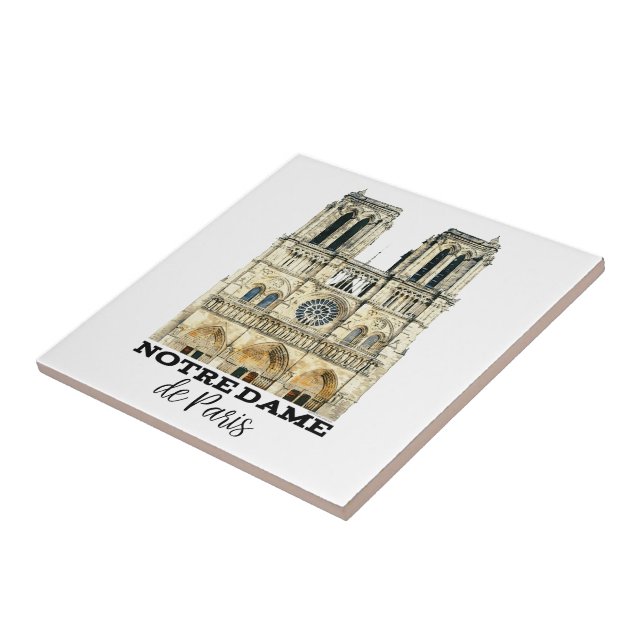 Carreau Cathédrale de la France de souvenir de Notre-Dame (Côté)