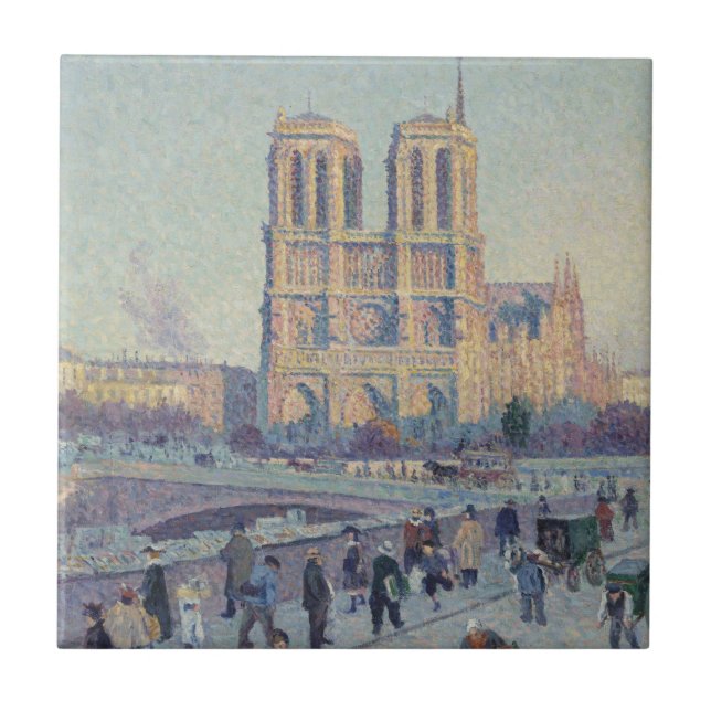 Carreau Cathédrale Notre-Dame Paris France Peinture classi (Devant)
