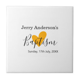 Carreau Catholic baptism kids modern simple QR minimal