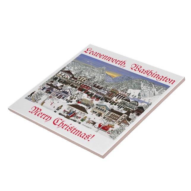 Carreau Célébration des vacances à Leavenworth (Côté)