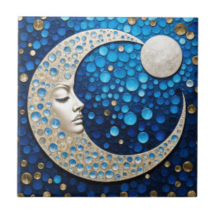 Carreau Celeste : Femme dans la lune