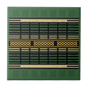 Carreau Celtic Runes 2 Ceramic Tile