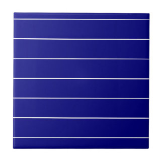 Carreau Ceramic Tile Blue & White Stripe