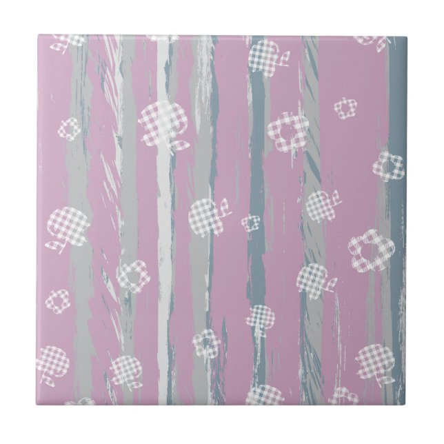 Carreau Ceramic Tile – Gingham Orchard (Devant)