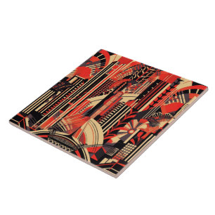 Carreau céramique de style art déco cool