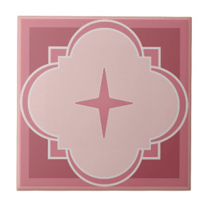 Carreau céramique d'inspiration marocaine