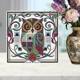 Carreau Céramique Florale Art Nouveau Géométrique Fantaisi