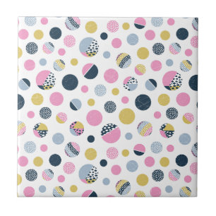 Carreau Cercles colorés