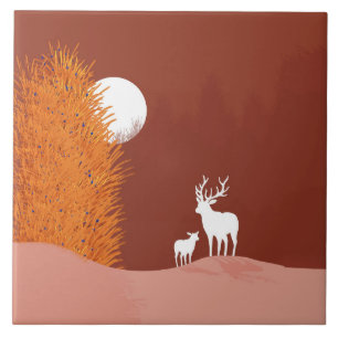 Carreau Cerf sur Lit Hill