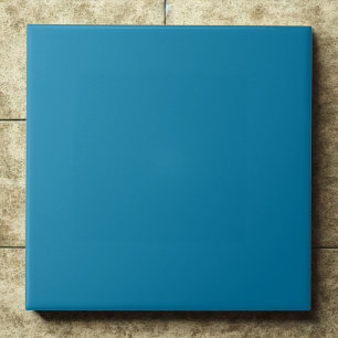Carreau Cérulean Bleu brillant Accent moderne