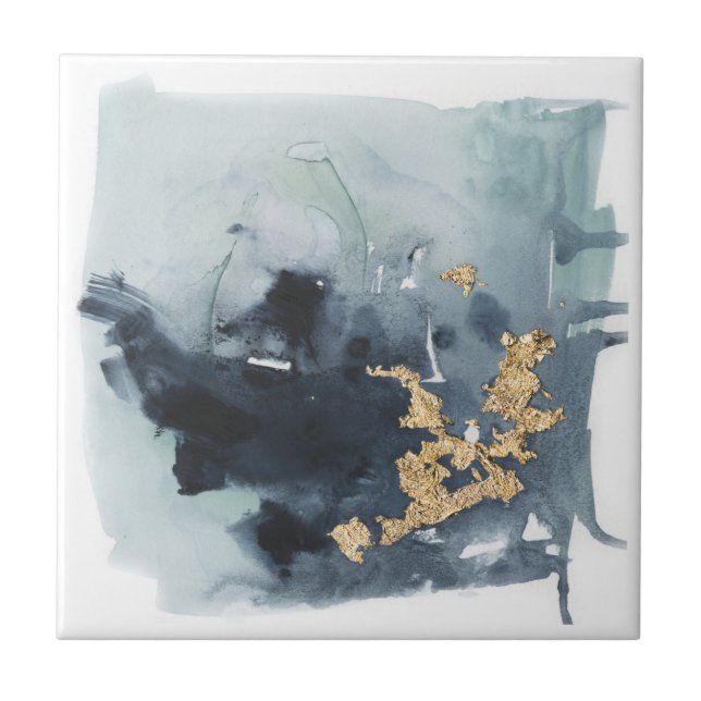 Carreau Cerulean & Or (Devant)