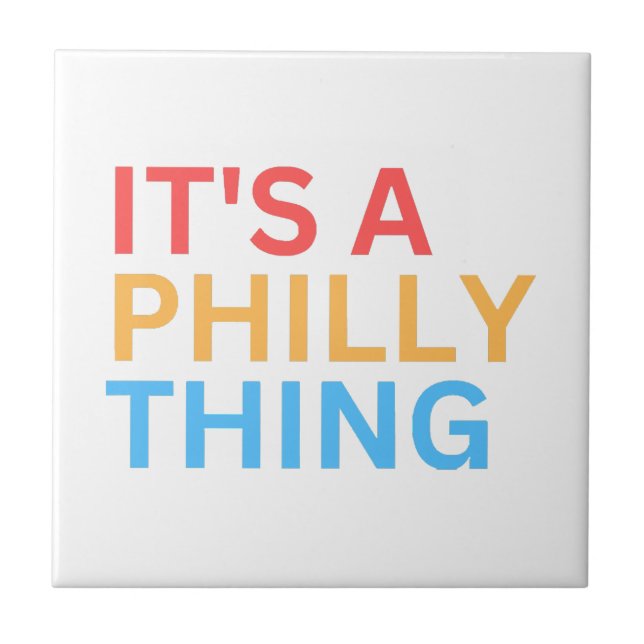 CARREAU C'EST UN TRUC DE PHILLY (Devant)