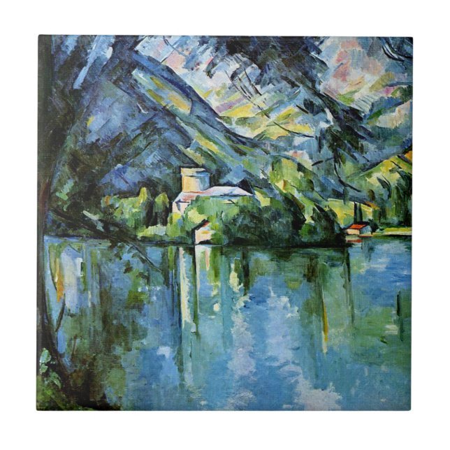 Carreau Cezanne - Le Lac d'Annecy (Devant)