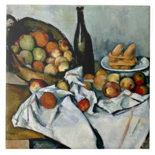 Carreau Cezanne - Panier de pommes