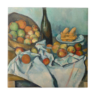 Carreau Cezanne Panier Pommes Impressionnisme Art