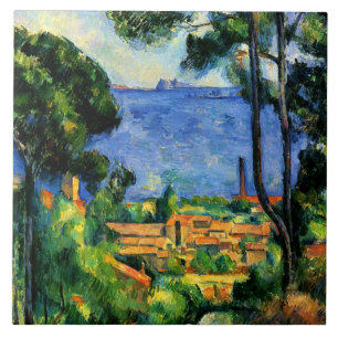 Carreau Cezanne - Vue de l'Estaque,
