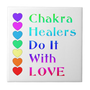 Carreau Chakra Healers le font avec amour dans les couleur