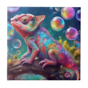 Carreau Chameleon avec bulles