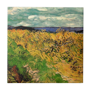 Carreau Champ de blé aux bleuets de Vincent van Gogh