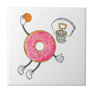 Carreau Champ de nourriture Dunking Donut Hole