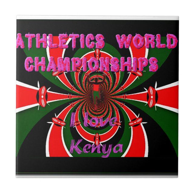 Carreau Championnats du monde d'athlétisme du Kenya : Drap (Devant)