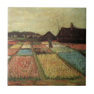Carreau Champs de bulbes par Vincent van Gogh