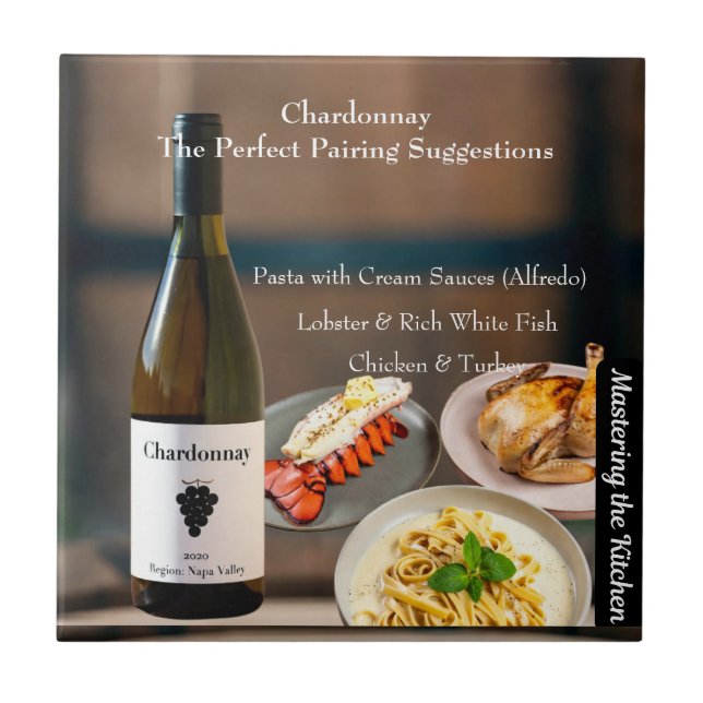Carreau Chardonnay Wine Pairing/Mastering the Kitchen (Devant)