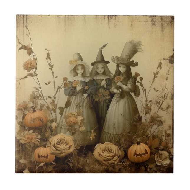 Carreau Chariot Halloween vintage (5) (Devant)