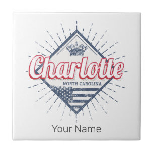 Carreau Charlotte City Caroline du Nord États-Unis États-U